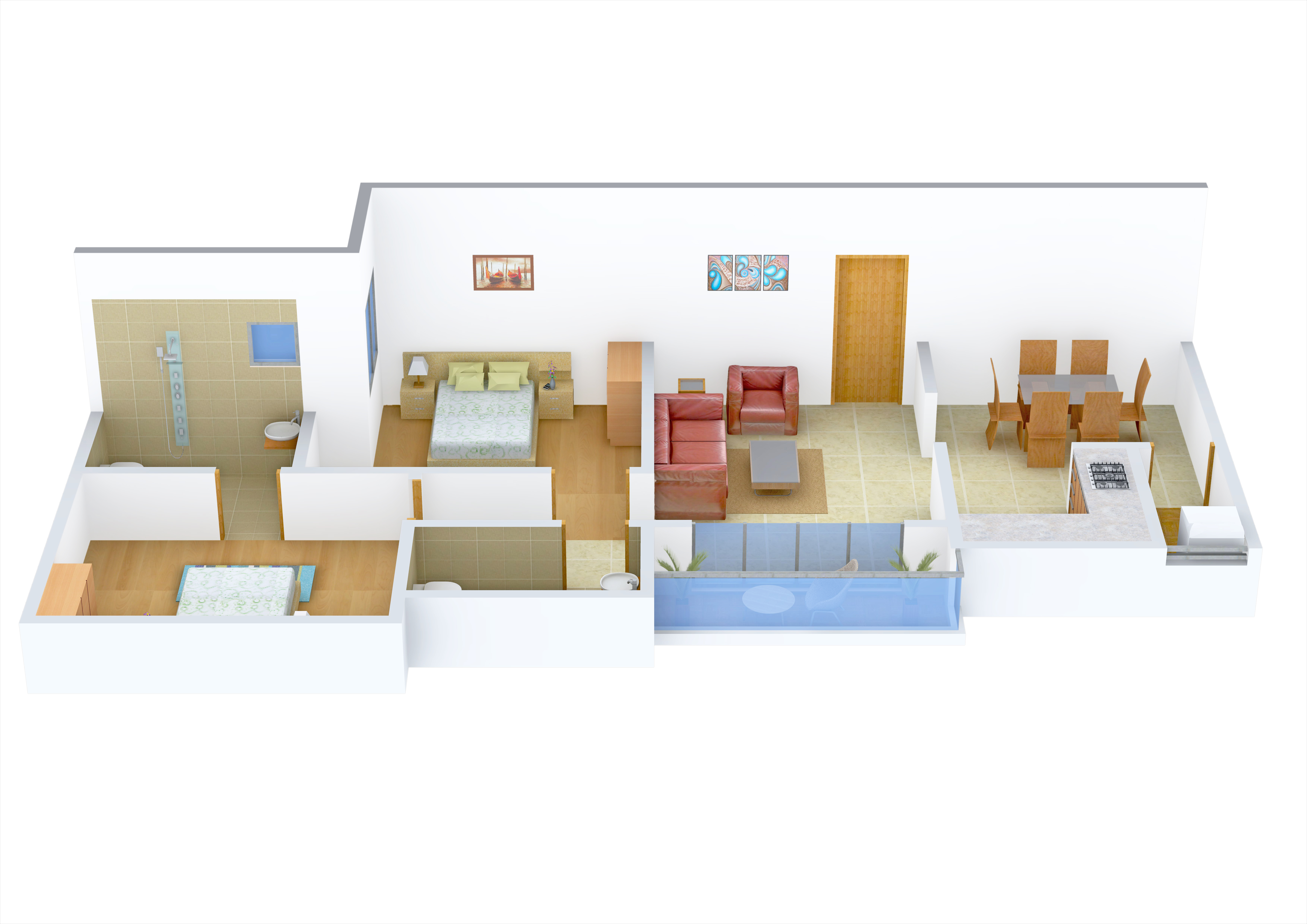3DFloorPlan of Vandana Eastwood