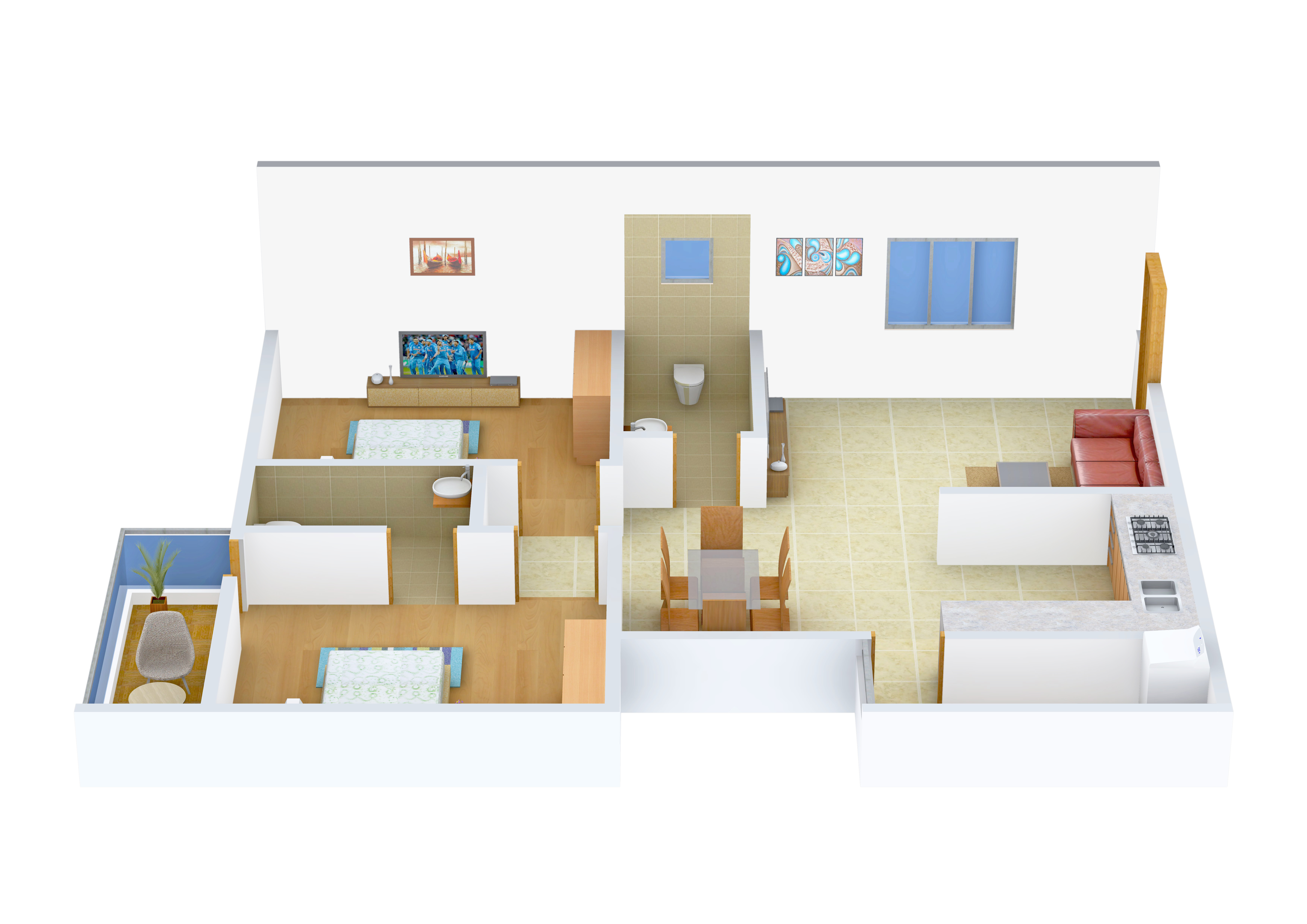 3DFloorPlan of Vandana Eastwood
