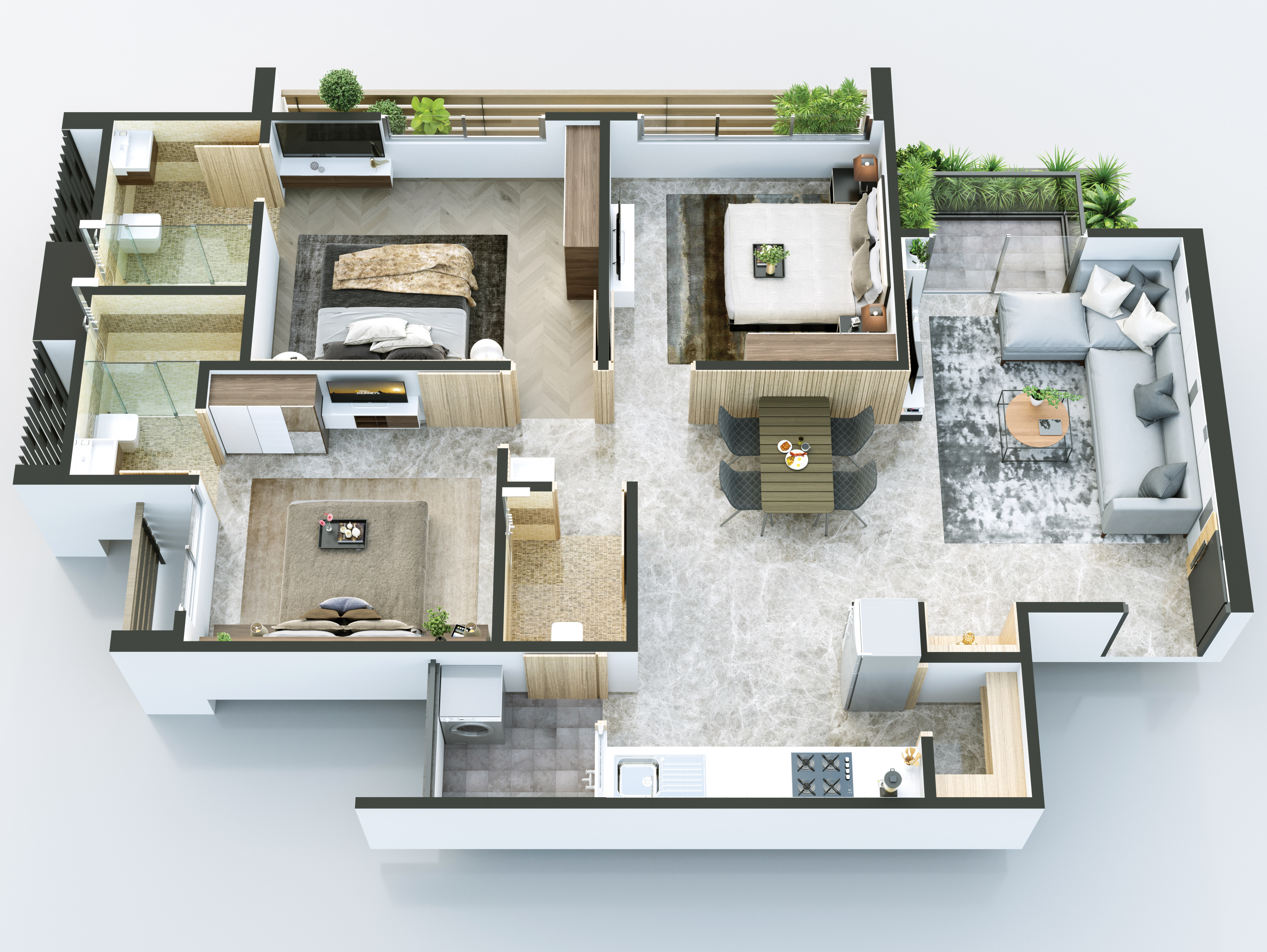3DFloorPlan of Status Elysium