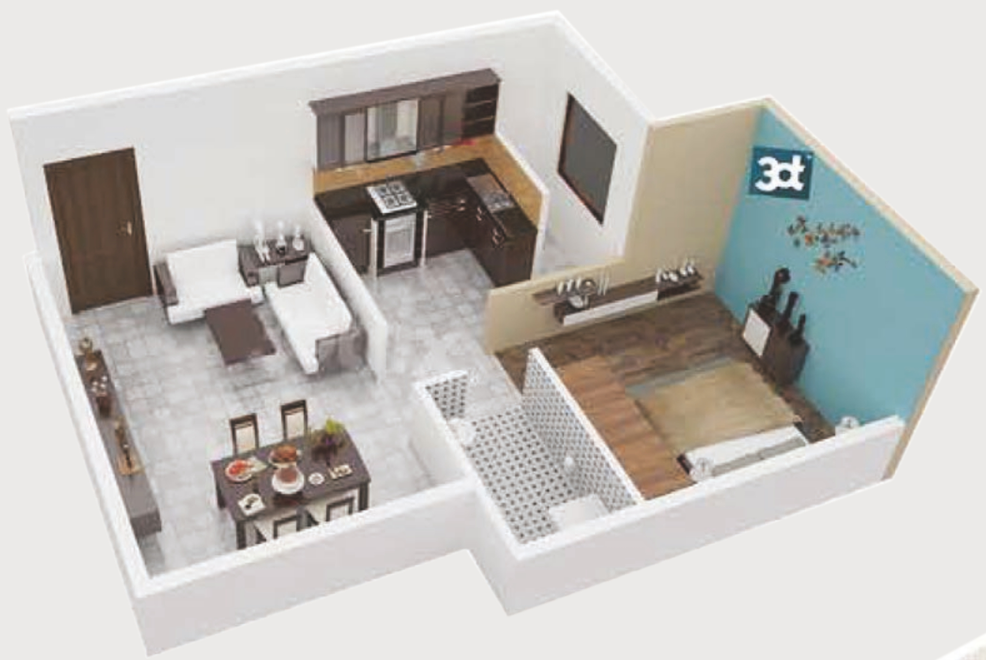 3DFloorPlan of Sriven Rag Meridian