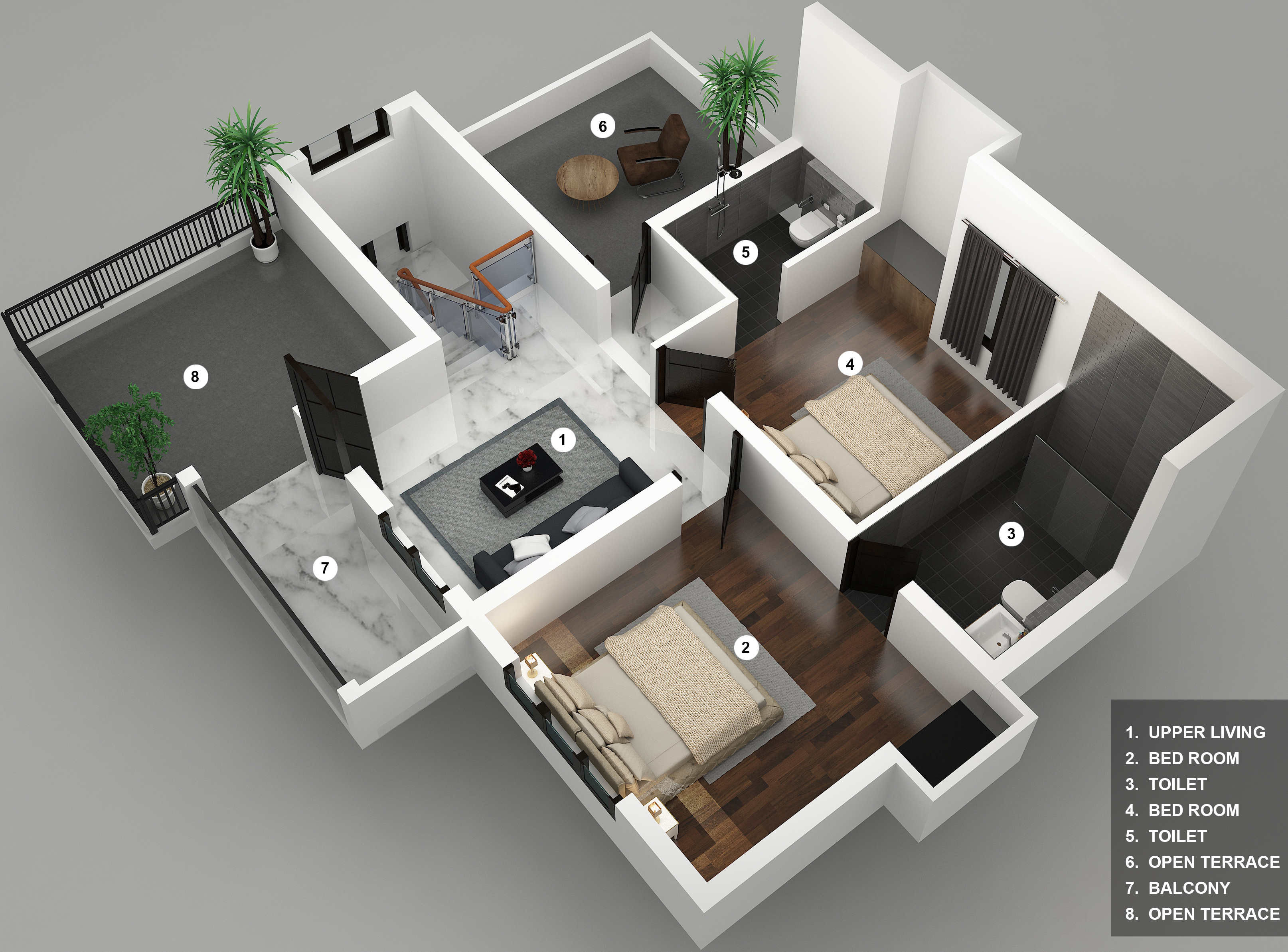 3DFloorPlan of Greentech Green Casa