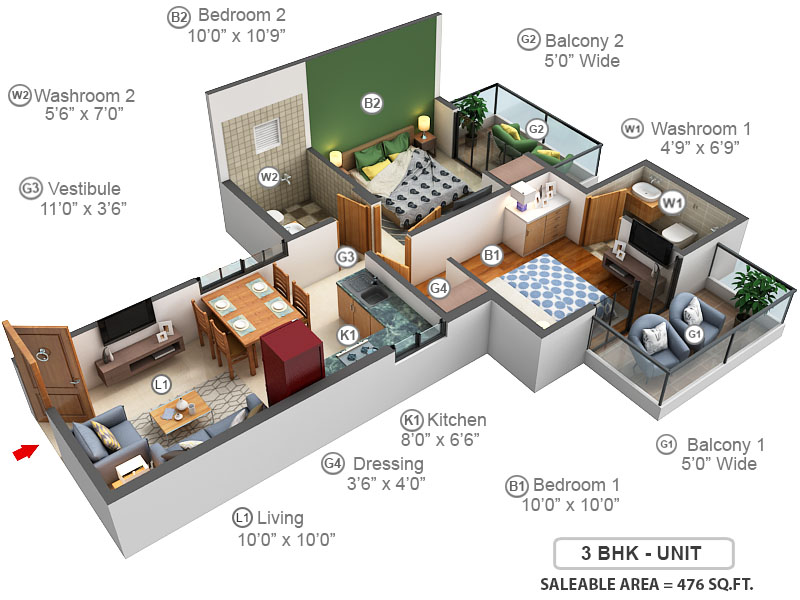 dummy GLS Arawali Homes