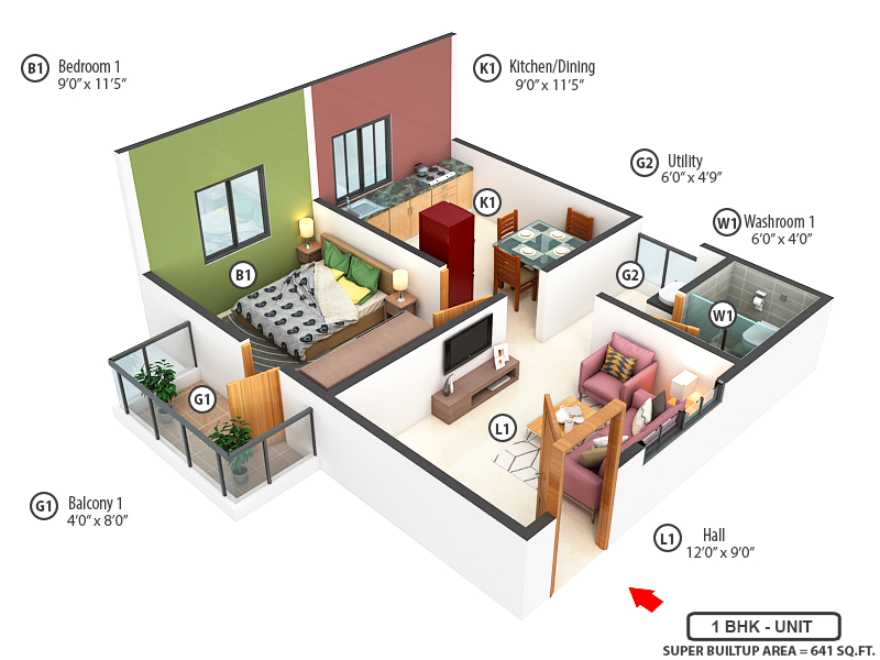 3DFloorPlan of Multi Infinite