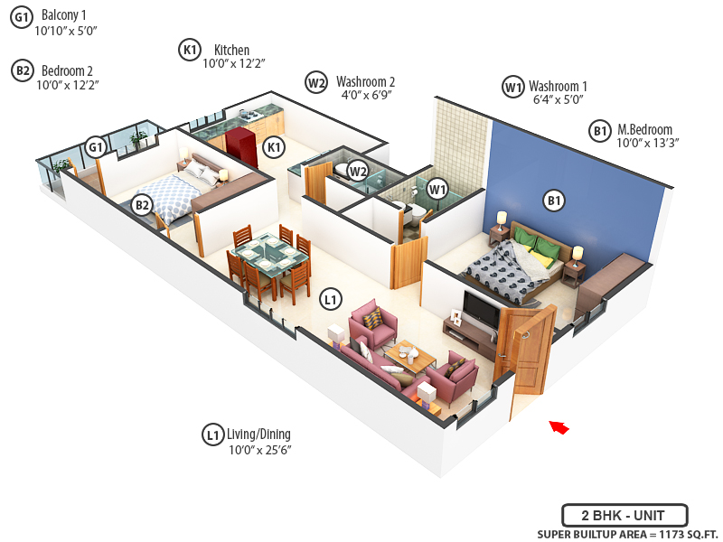 3DFloorPlan of Multi Infinite