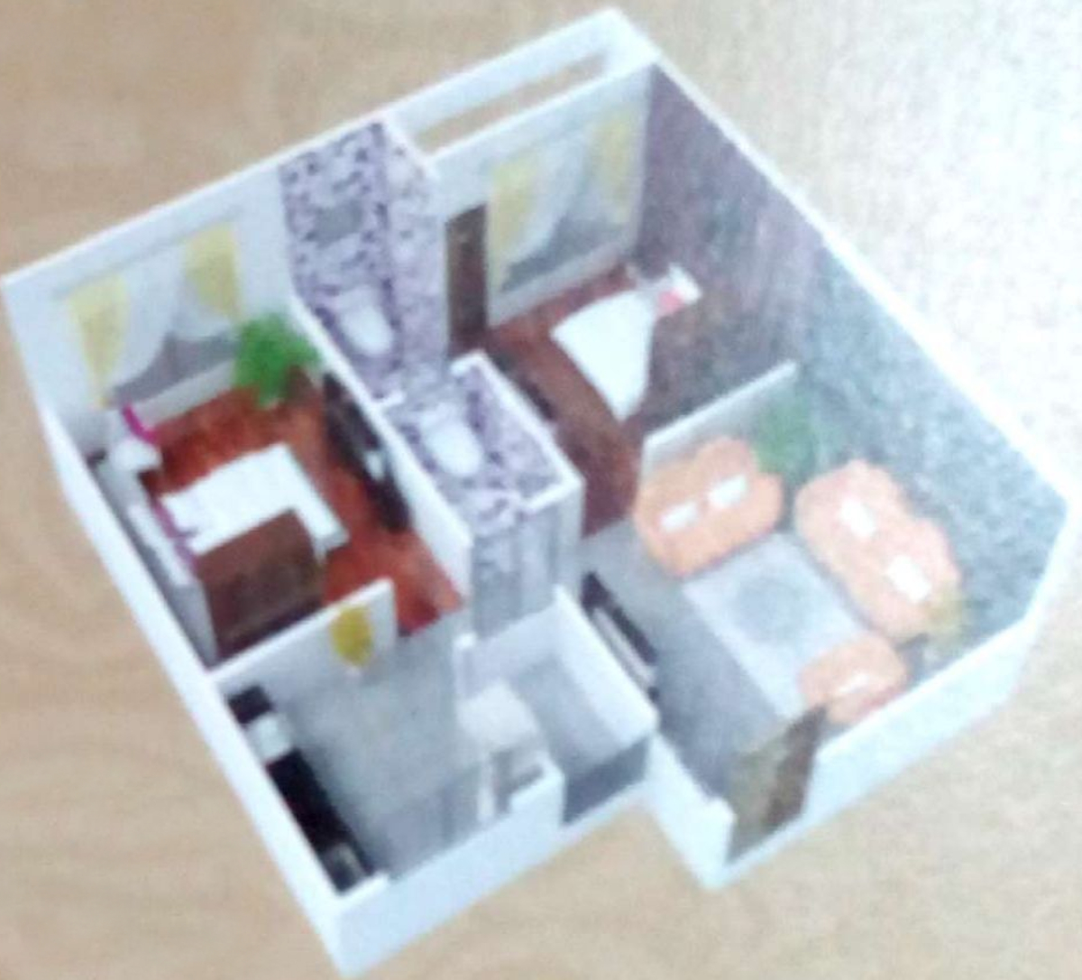 3DFloorPlan of Mohd Faruk Lakeview Residency