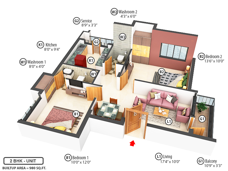 3DFloorPlan of VGN Brookville