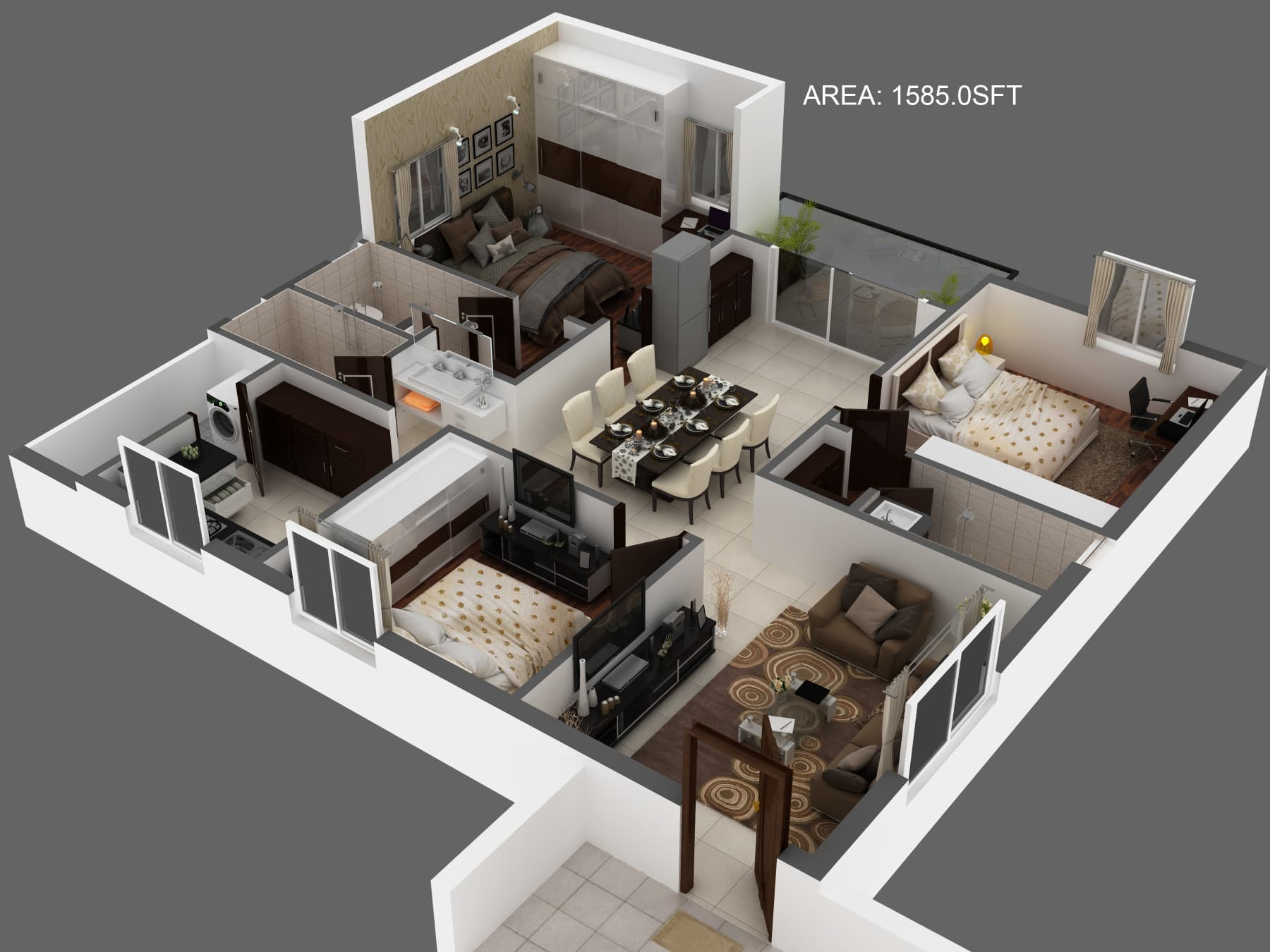3DFloorPlan of RR Central Park