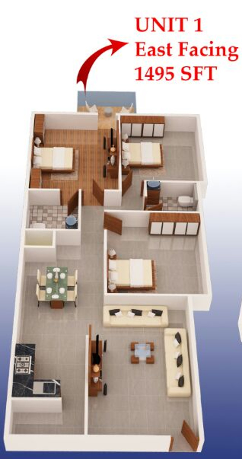 3DFloorPlan of A Knight Swasthall