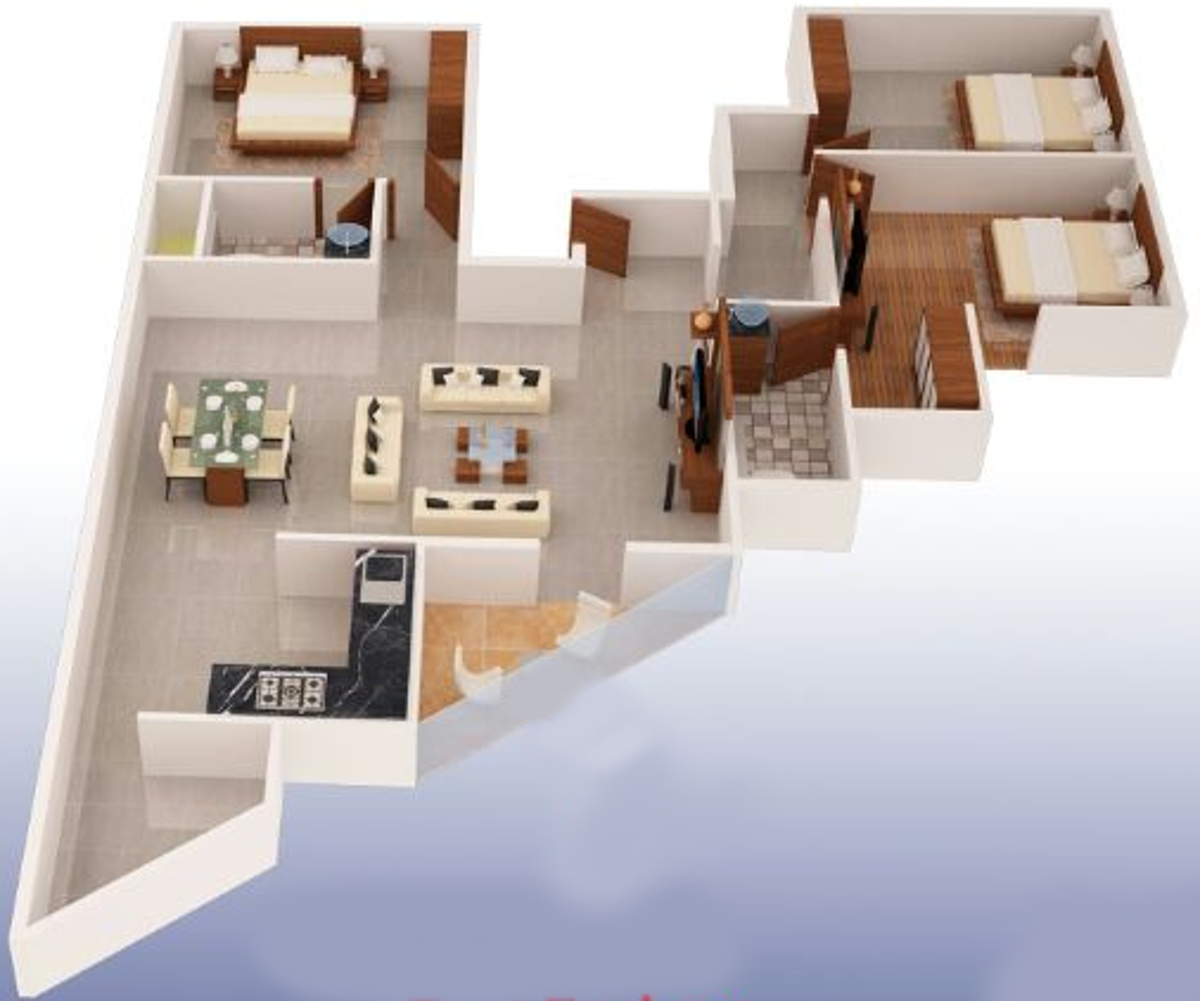 3DFloorPlan of A Knight Swasthall