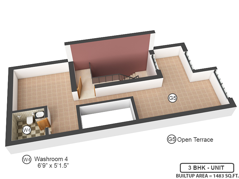 3DFloorPlan of Nirvana Phase 1