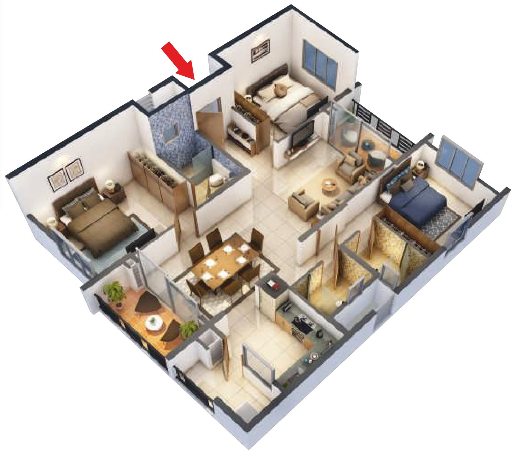 3DFloorPlan of NCC Urban Mayfair