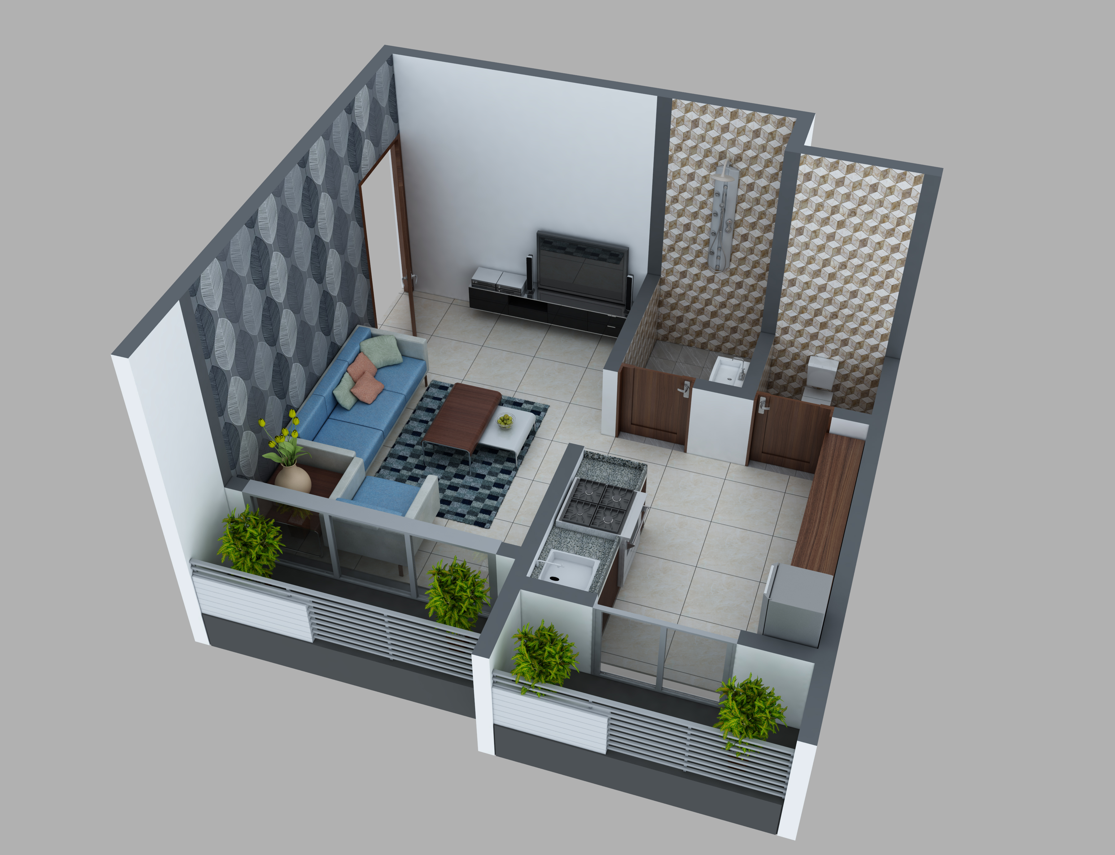 3DFloorPlan of Nine Star Landmark