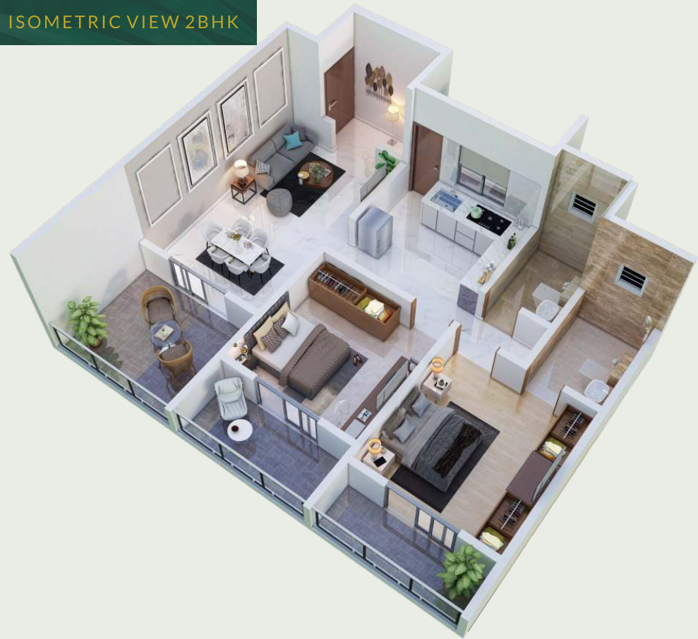 3DFloorPlan of Raichandani Swarna Vatika