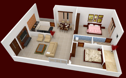 3DFloorPlan of MRK Aparrna