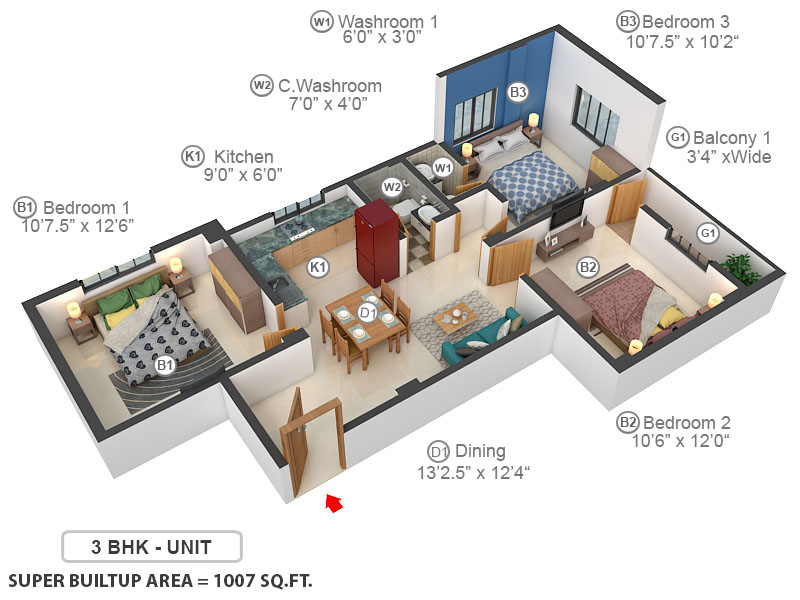 dummy M A H Jai Ganesh Apartment 4