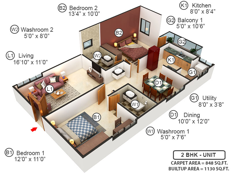 3DFloorPlan of SSVR Crescent