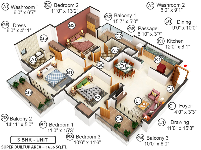 3DFloorPlan of IVY County
