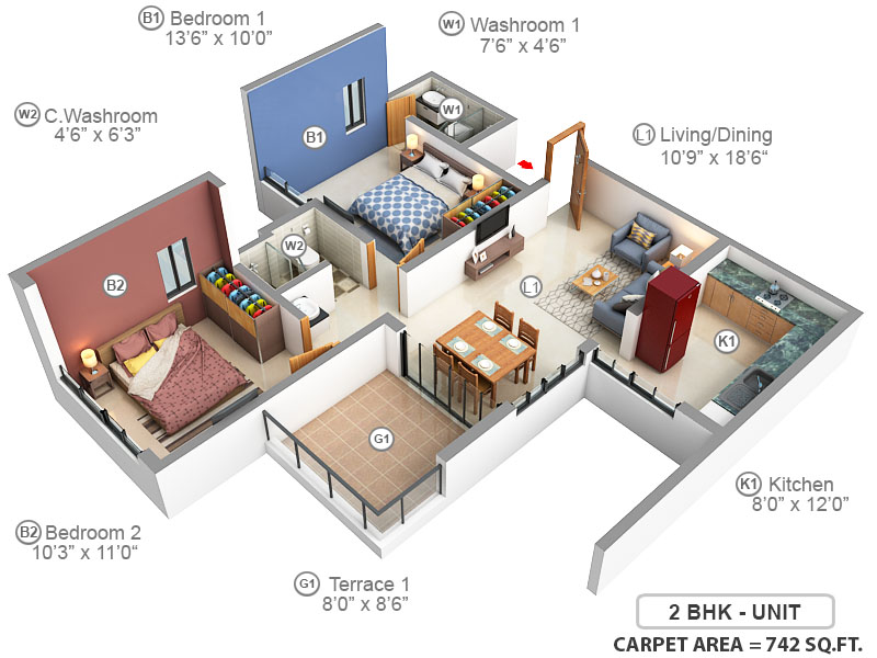 dummy Rama Metro Life Maxima Residences dummy Rama Metro Life Maxima Residences