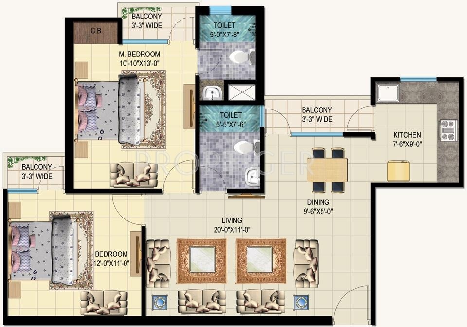 Agarwal Aditya Royal Heights (2BHK+2T (1,105 sq ft) 1105 sq ft) Agarwal Aditya Royal Heights (2BHK+2T (1,105 sq ft) 1105 sq ft)