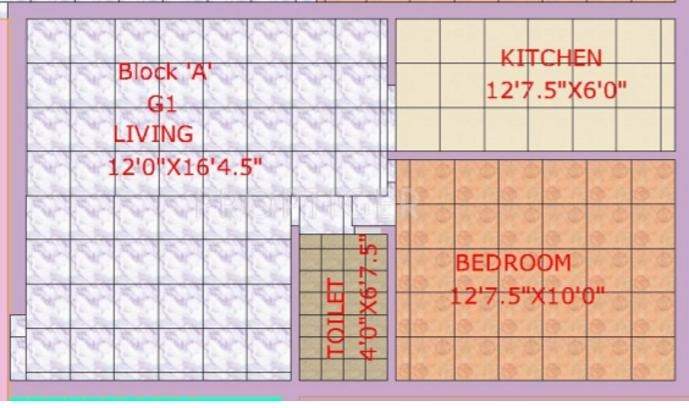 CC Pearl Garden (1BHK+1T (648 sq ft) 648 sq ft)