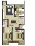 Jain Corona (2BHK+2T (1,115 sq ft) 1115 sq ft)