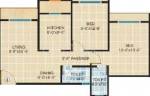 Chheda Avirahi (2BHK+2T (1,045 sq ft) 1045 sq ft)