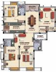 Casagrand White Oak (3BHK+3T (2,091 sq ft)   Pooja Room 2091 sq ft)