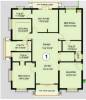 Aditya Construction Hill Paradise Floor Plan (3BHK+3T)