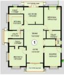 Floor Plan (3BHK+3T) Aditya Construction Hill Paradise Floor Plan (3BHK+3T)