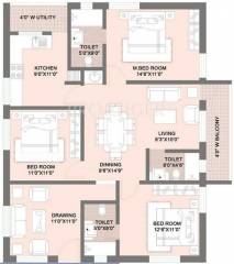 Aditya Eternia (3BHK+3T (1,610 sq ft) 1610 sq ft) Aditya Eternia (3BHK+3T (1,610 sq ft) 1610 sq ft)