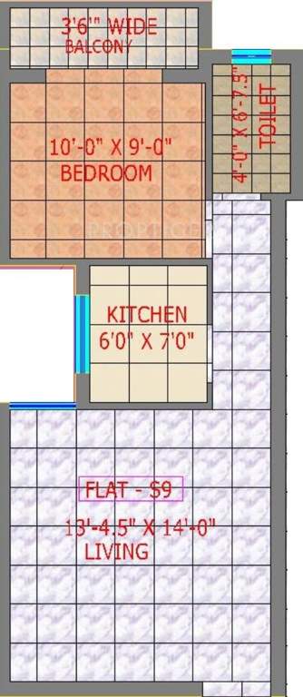 CC Emperor House (2BHK+2T (1,031 sq ft) 1031 sq ft)