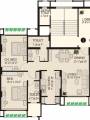 Floor Plan (2BHK+2T) PR Builders Lido Towers Floor Plan (2BHK+2T)