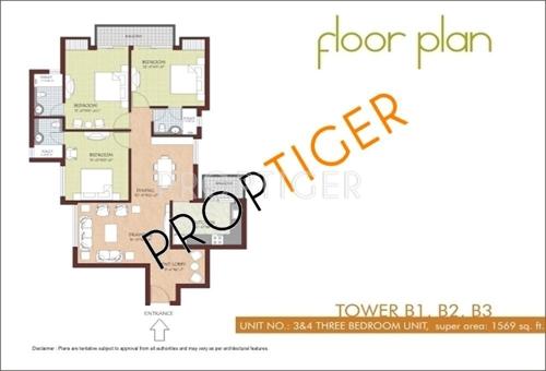 Tulip Tulip Grand (3BHK+3T (1,758 sq ft) 1758 sq ft)