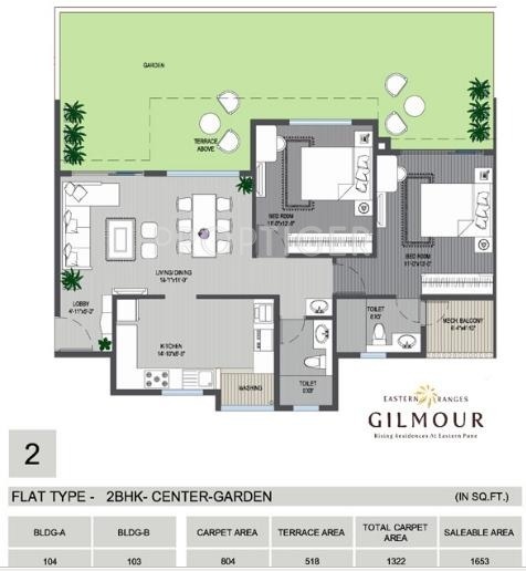 Phadnis Eastern Ranges (2BHK+2T (1,653 sq ft) 1653 sq ft) Phadnis Eastern Ranges (2BHK+2T (1,653 sq ft) 1653 sq ft)