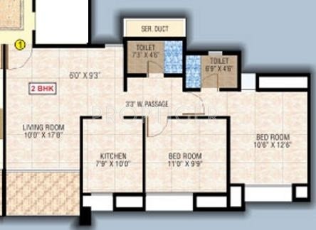 Bharat Shiv Sai Paradise (2BHK+2T (957 sq ft) 957 sq ft) Bharat Shiv Sai Paradise (2BHK+2T (957 sq ft) 957 sq ft)