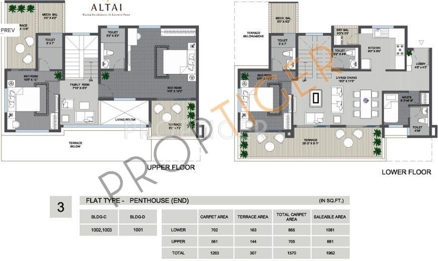 Phadnis Eastern Ranges (3BHK+5T (1,962 sq ft) + Servant Room 1962 sq ft) Phadnis Eastern Ranges (3BHK+5T (1,962 sq ft) + Servant Room 1962 sq ft)