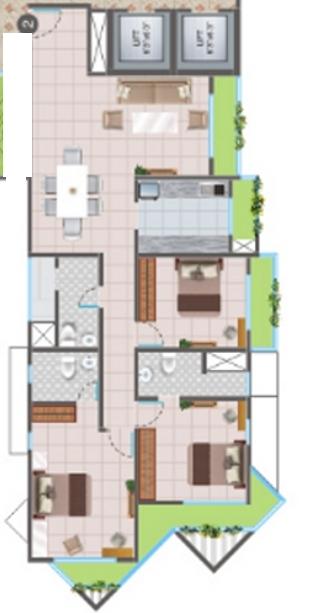 Nandivardhan Oasis Sapphire (3BHK+3T (1,750 sq ft) 1750 sq ft) Nandivardhan Oasis Sapphire (3BHK+3T (1,750 sq ft) 1750 sq ft)