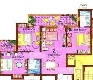 Eros WoodBury Tower (3BHK+3T (1,634 sq ft) 1634 sq ft) Eros WoodBury Tower (3BHK+3T (1,634 sq ft) 1634 sq ft)