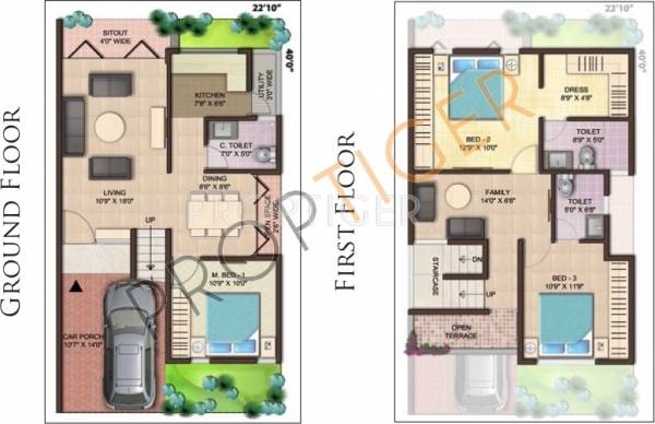 KSR Palatial Abode (3BHK+3T (1,218 sq ft) 1218 sq ft)