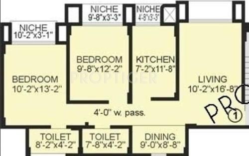 RNA Hills (2BHK+2T (1,050 sq ft) 1050 sq ft) RNA Hills (2BHK+2T (1,050 sq ft) 1050 sq ft)