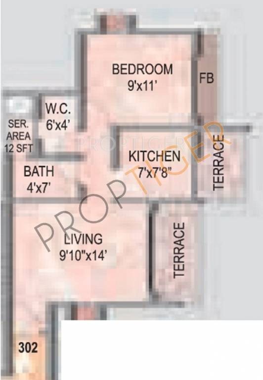 Karan Valenica (1BHK+1T (710 sq ft) 710 sq ft) Karan Valenica (1BHK+1T (710 sq ft) 710 sq ft)