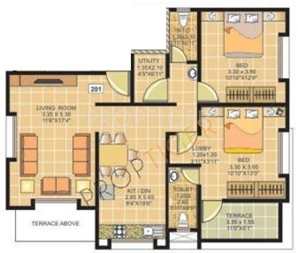 Ranjeet S S Tanishque (2BHK+2T (1,140 sq ft) 1140 sq ft)