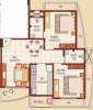 Jaydeep Prathmesh View Floor Plan (2BHK+2T)