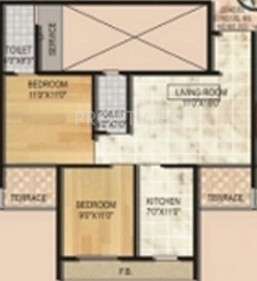 Monarch Luxuria (2BHK+2T (1,025 sq ft) 1025 sq ft) Monarch Luxuria (2BHK+2T (1,025 sq ft) 1025 sq ft)