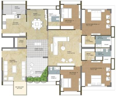 Ganesh Sundarvan Epitome (4BHK+4T (4,851 sq ft) + Pooja Room 4851 sq ft)