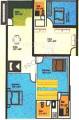 Floor Plan (3BHK+3T) Nishitas Savitha Residency Floor Plan (3BHK+3T)