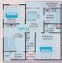 Floor Plan (2BHK+2T) Nishitas Siri Prestine Floor Plan (2BHK+2T)