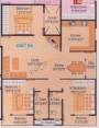 Floor Plan (3BHK+2T) Nishitas Siri Prestine Floor Plan (3BHK+2T)