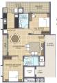 Prasiddhi Ascent (2BHK+2T (1,261 sq ft) 1261 sq ft)