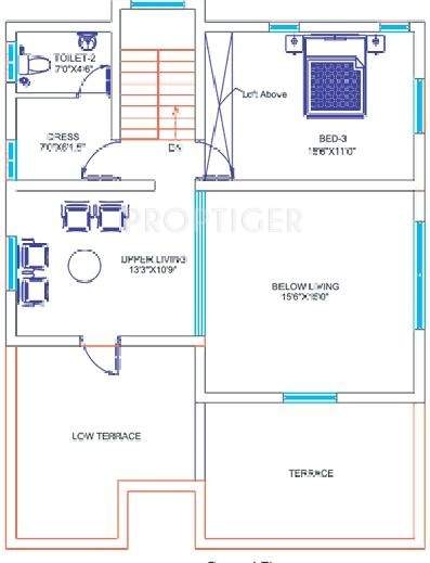 Anand Meadow Villas Phase I (3BHK+3T (1,964 sq ft)   Pooja Room 1964 sq ft)